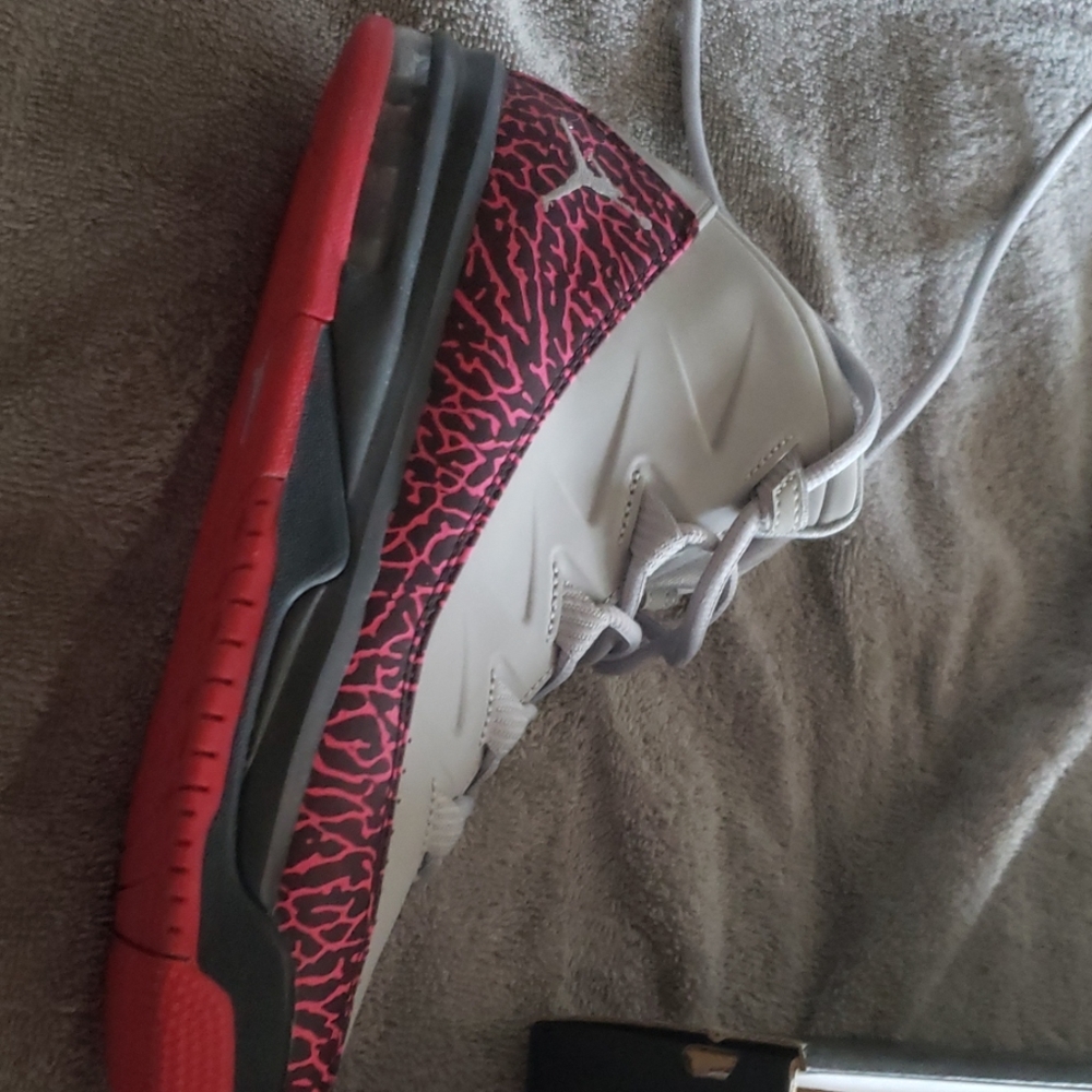 Jordan's pink black and grey